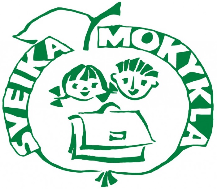 Sveika mokykla logo